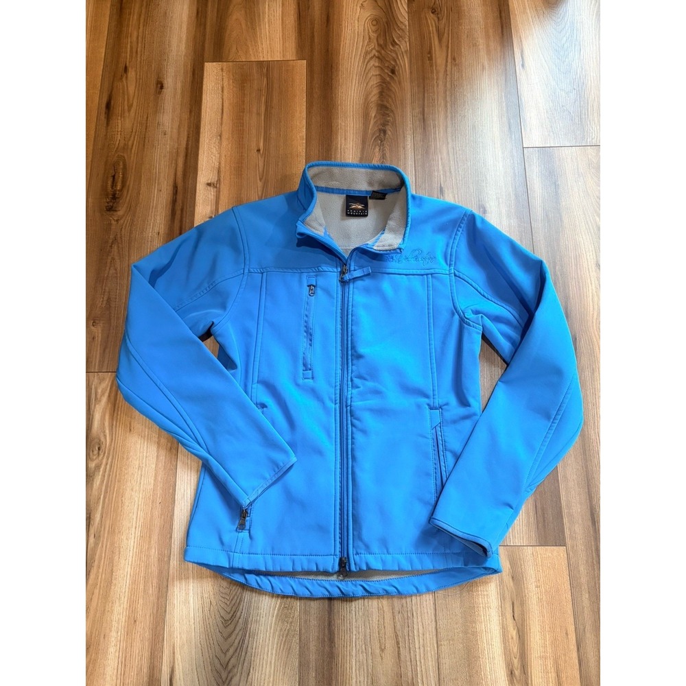 Prairie Mountain Yellowstone Jacket Soft Shell Women's Small‎ Blue Fleece Lined